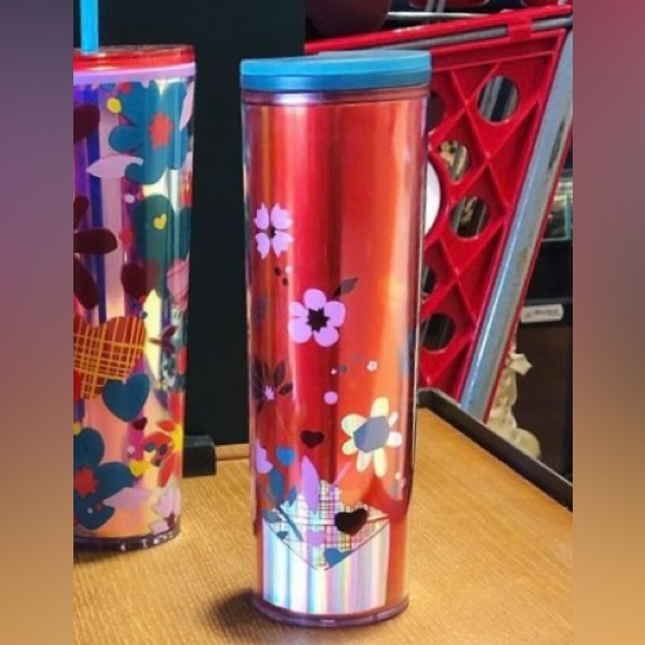 Starbucks Love Confetti Hearts Iridescent Tumbler Hot Cold Reusable Cup NWT 2023 - Picture 13 of 13